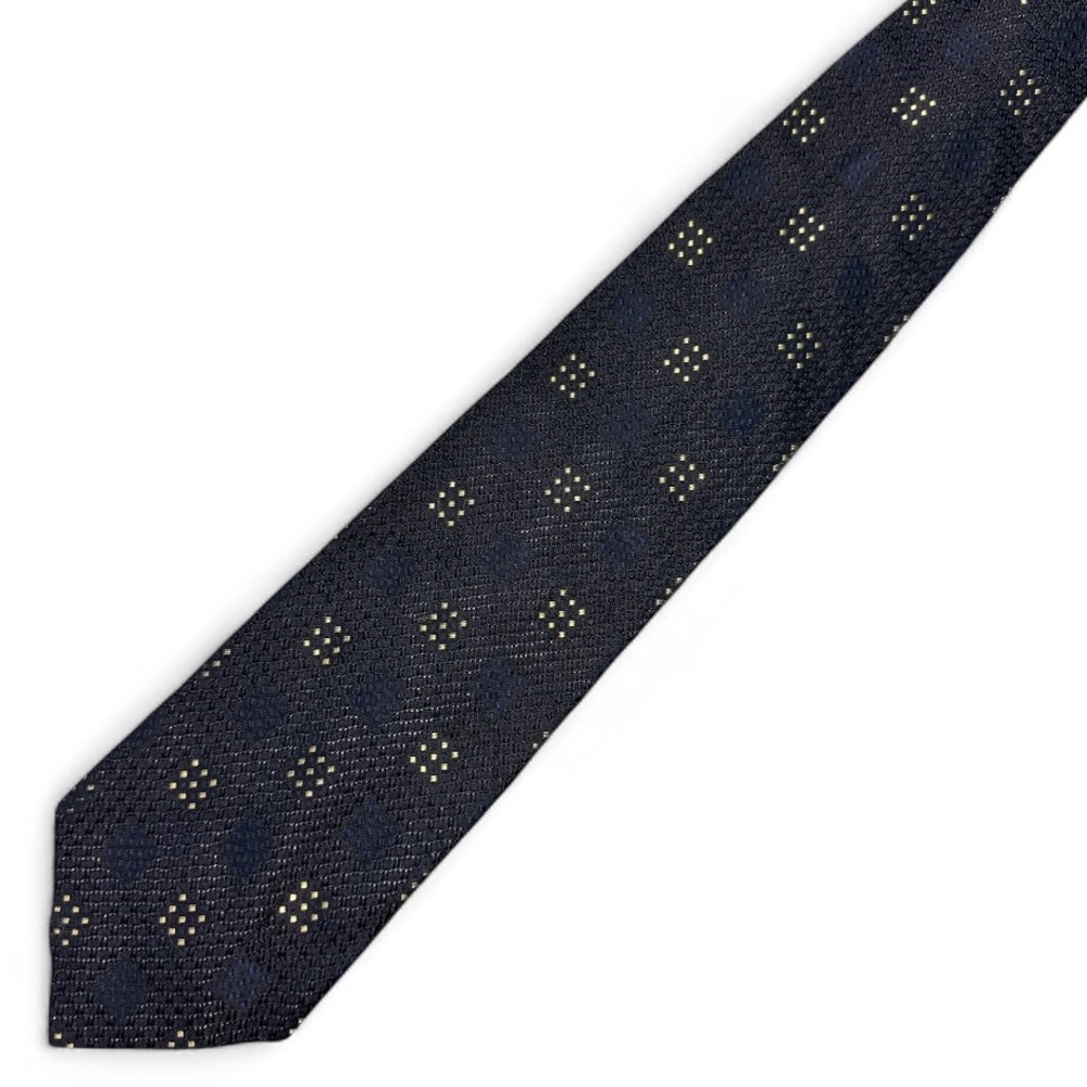 Men’s Bottega Veneta Geometric Pattern Silk Tie